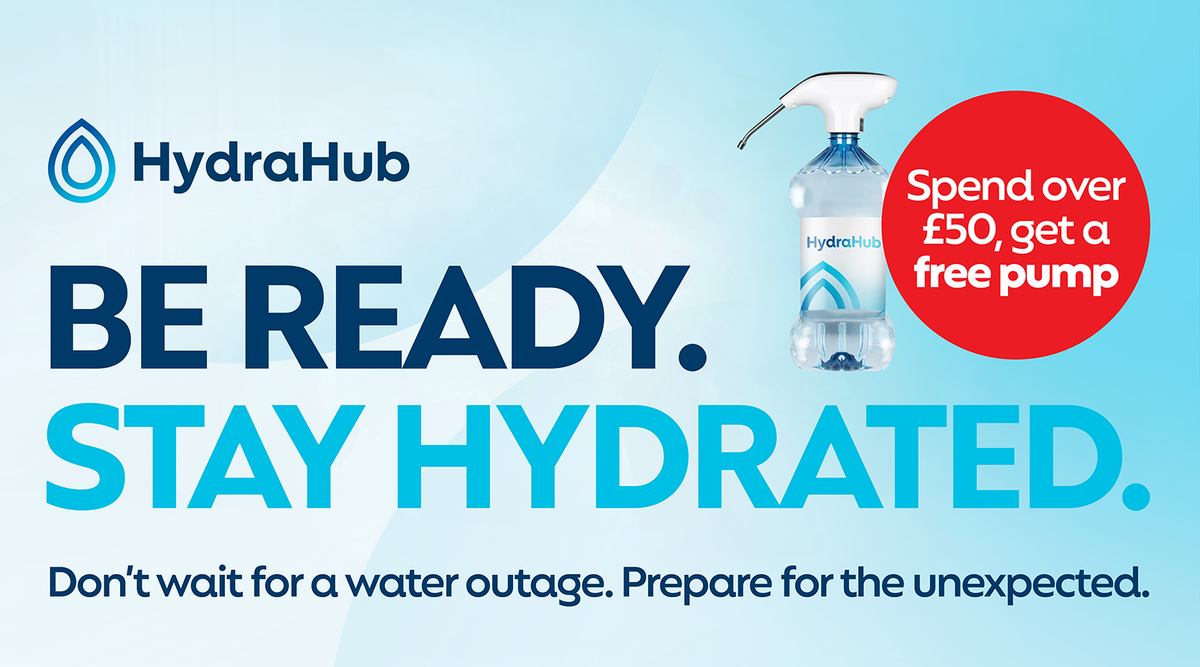 Be Ready. Stay Hydrated. Why Every UK Household Should Have an Emergency Water Supply